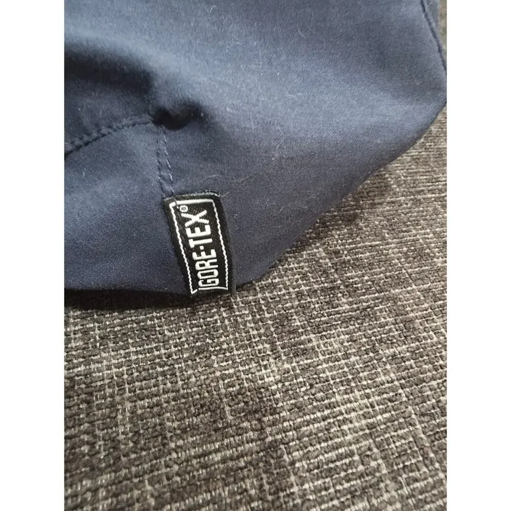 Vintage Shandon Portmarnock Golf Club Flat Cap Hat Navy Blue Gore-Tex Size M